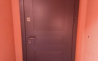 входная дверь металлическая эконом класса с отделкой МДФ - общий вид